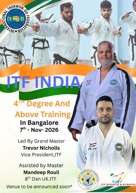 ITF 4th Degree and above Training - India