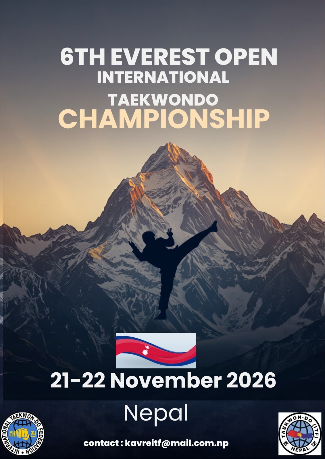 6th Everest Open International Taekwondo Championships